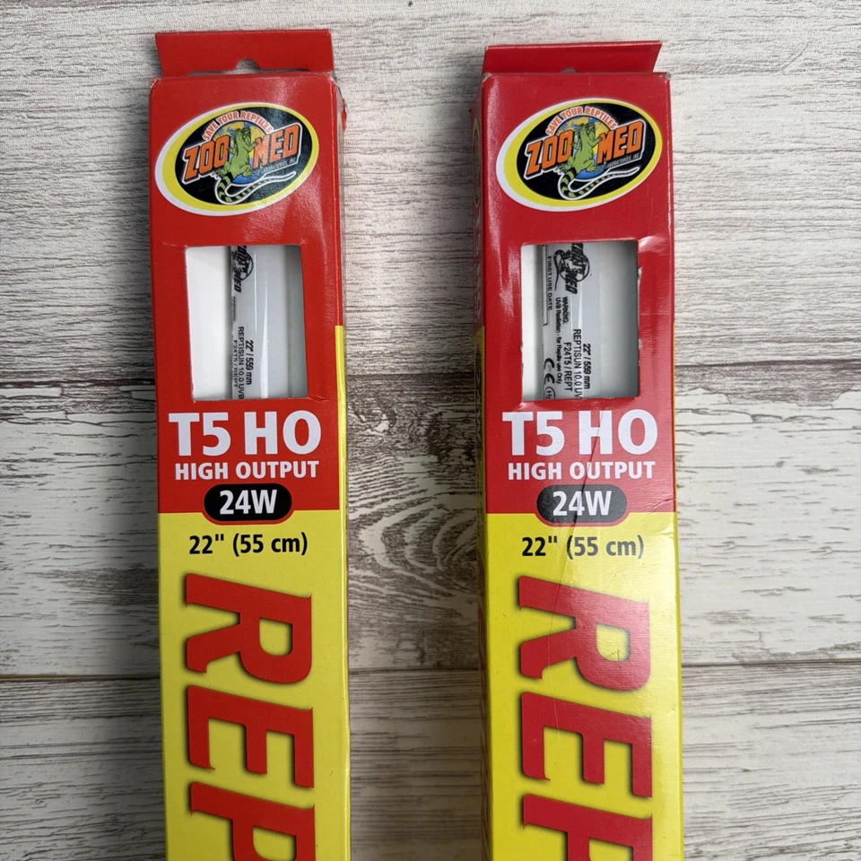 Zoo Med pacote com 2 lâmpadas T5 HO ReptiSun 10.0 UVB - luz brilhante para melhor saúde - Imagem 2 de 4