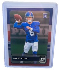 🔴🔵 2025 Donruss Optic Jaxson Dart Retro #2 SP RC Giants Red White Blue 🔴🔵