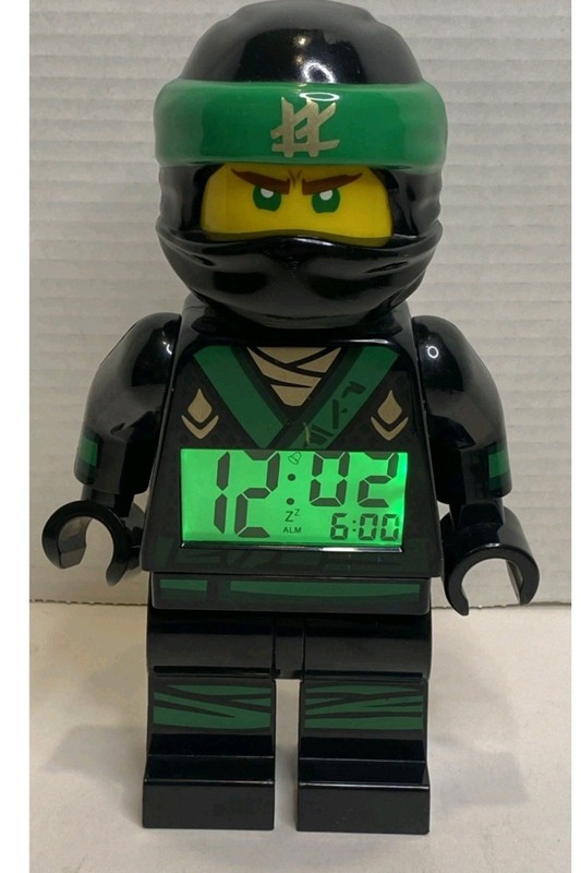 LEGO Ninjago Movie Lloyd Alarm Clock Works Great New Batteries LLOYD
