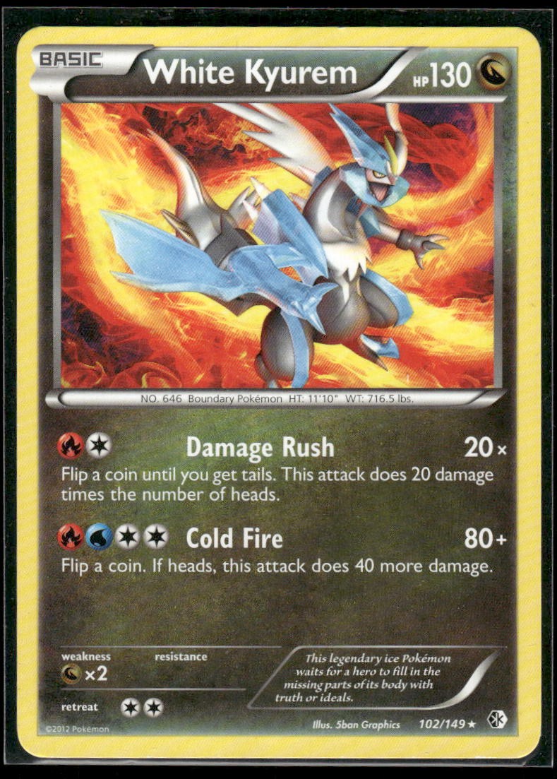 Boundaries Crossed #102/149 White Kyurem