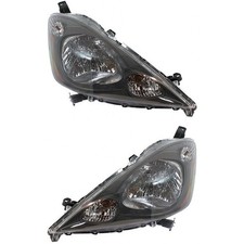 For 2009 10 11 12 13 2014 Honda Fit Headlight Pair Passenger Driver Basedxlx