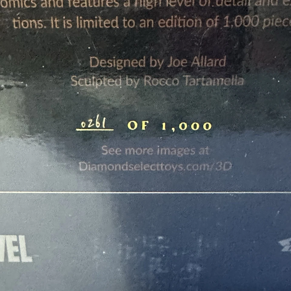 BUSTO RESINA MARVEL CARNAGE ESCALA 1/2 0261 de 1000 DIAMOND SELECT TOYS LIMITED Foto 3 de 4