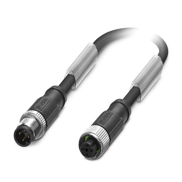 Phoenix Contact - SAC-4P-M12MS/ 3,0-PUR/M12FS Sh - Sensor-/Aktor-Kabel - 1500871-image