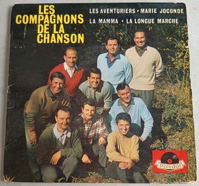 LES COMPANONS DE LA CHANSON - LES AVENTURIERS (DISC EP 45 TOURS) - V41 -