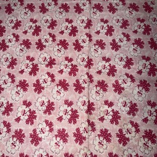 Vintage Feedsack Flour Sack Fabric Floral Remnant 36”x24”