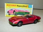 Matchbox Superfast 52 Dodge Charger Mk 3 metallic red, green baseplate