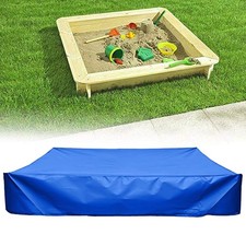 Square Shape Sandbox Cover 120 cm for Garden Use
