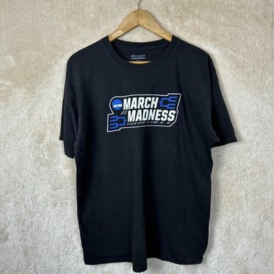 Champion March Madness NCAA T-Shirt Herren Large schwarz gesticktes Logo