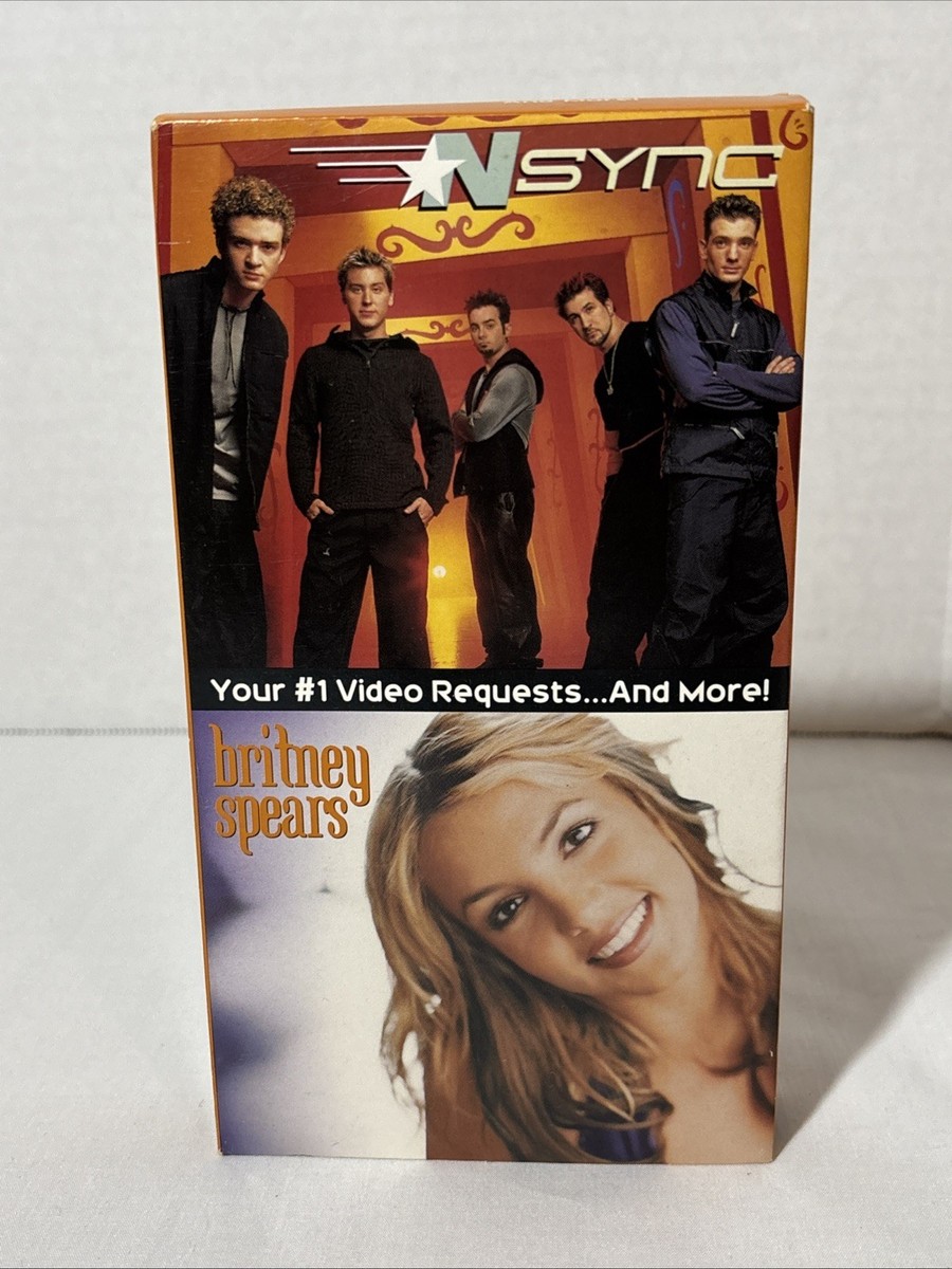 VINTAGE 2000 MCDONALDS VHS TAPE NSYNC BRITNEY SPEARS VIDEO