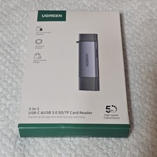 SD Card Reader USB C 3.0 Dual Slot Micro SD Adapter for iPhone 16 15 Mac PC