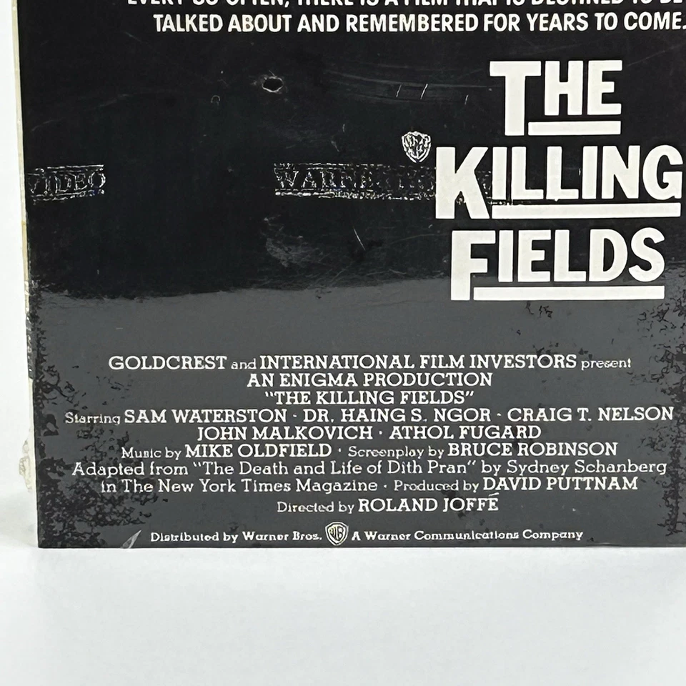 The Killing Fields (VHS, 1986) SEALED NEW - Sam Waterston, Dr. Haing S. Ngor - Image 2 of 4
