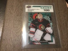 2025-26 UD 2 Population Count 100 # PC-52 Linus Ullmark. Great Condition.