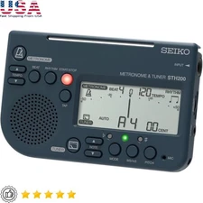 Loud Clear Metronome Adjustable Tempo Music Stand Mountable Battery Operated New