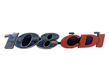 (M22) A6388172415 Orig. MERCEDES-BENZ VITO W638 Emblem Typenschild '108 CDI'