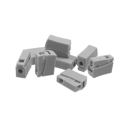 VIOLADIREKT VID 100x ViD Elektro Leuchtenklemme, 0,5-2,5mm², grau, Steckklemme starr/flexibel