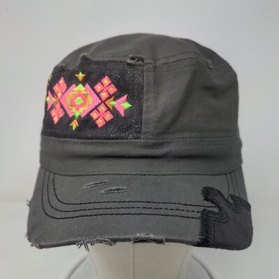 Way West Strapback Army Cap Gray One Size Adjustable  display picture 2