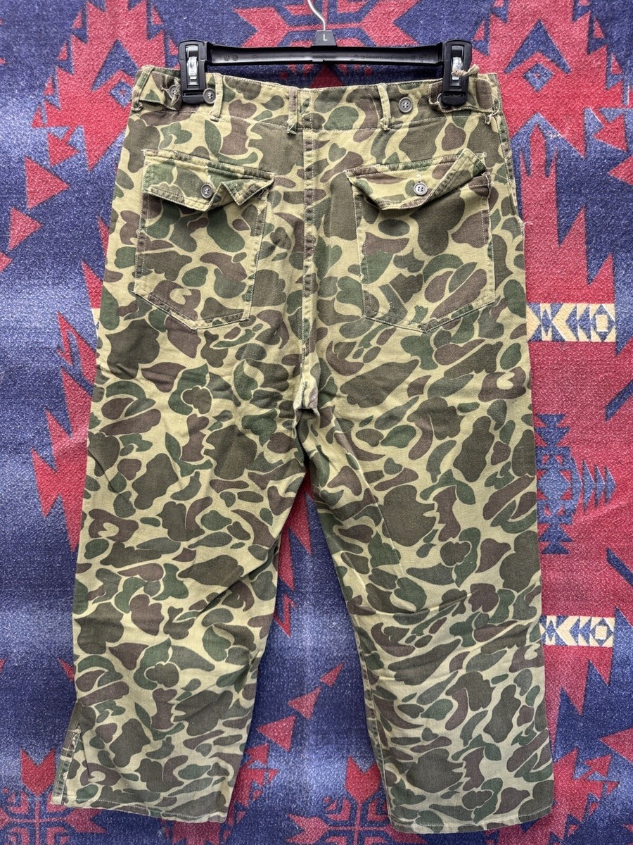 【新品】COLONISTA Original Camouflage Vintage Frogskin Camo OG 107 Style Pants 31x25 Button Fly