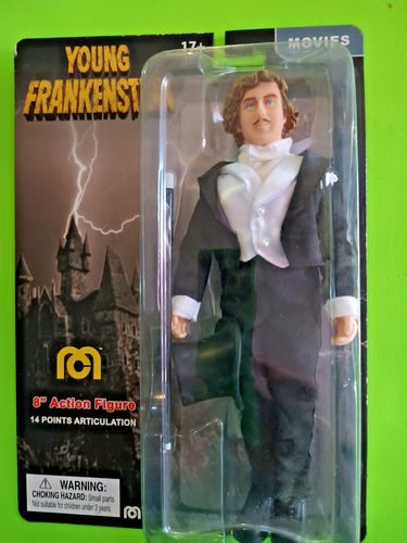 Mego Horror Young Frankenstein Action Figure Exclusive Set With Coin New In Box - Picture 6 of 7