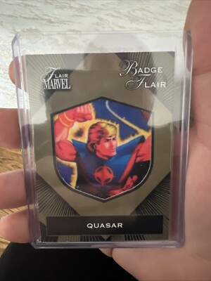 QUASAR PFB17 2023 2024 Upper Deck Marvel Flair BADGE FLAIR AVENGERS