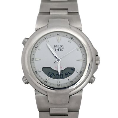 Guess Waterpro Steel Men's Analog Digital Watch