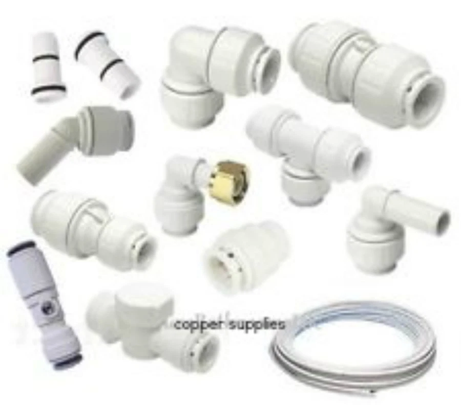 10mm/15mm/22mm/28mm/ speedfit/pipe/elbows/coupling/fittings ect/new