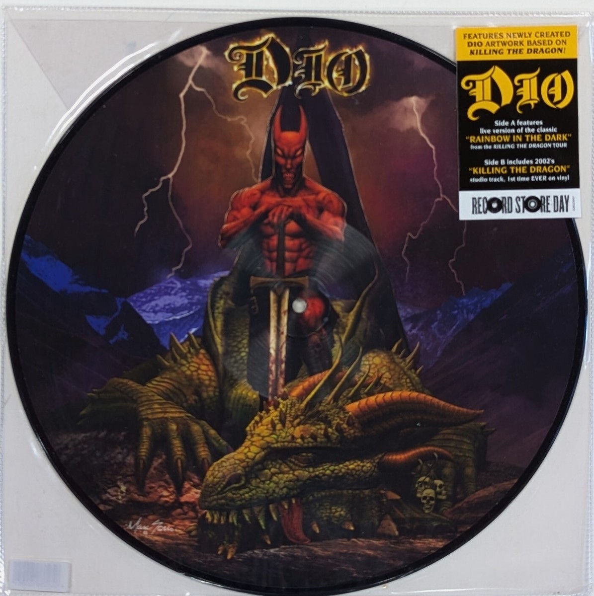 欧LP Dio Killing The Dragon (180g) BMGCAT388LP  未開封 /00400 Killing the Dragon (Lenticular Cover) by Dio (Record, 2020) for