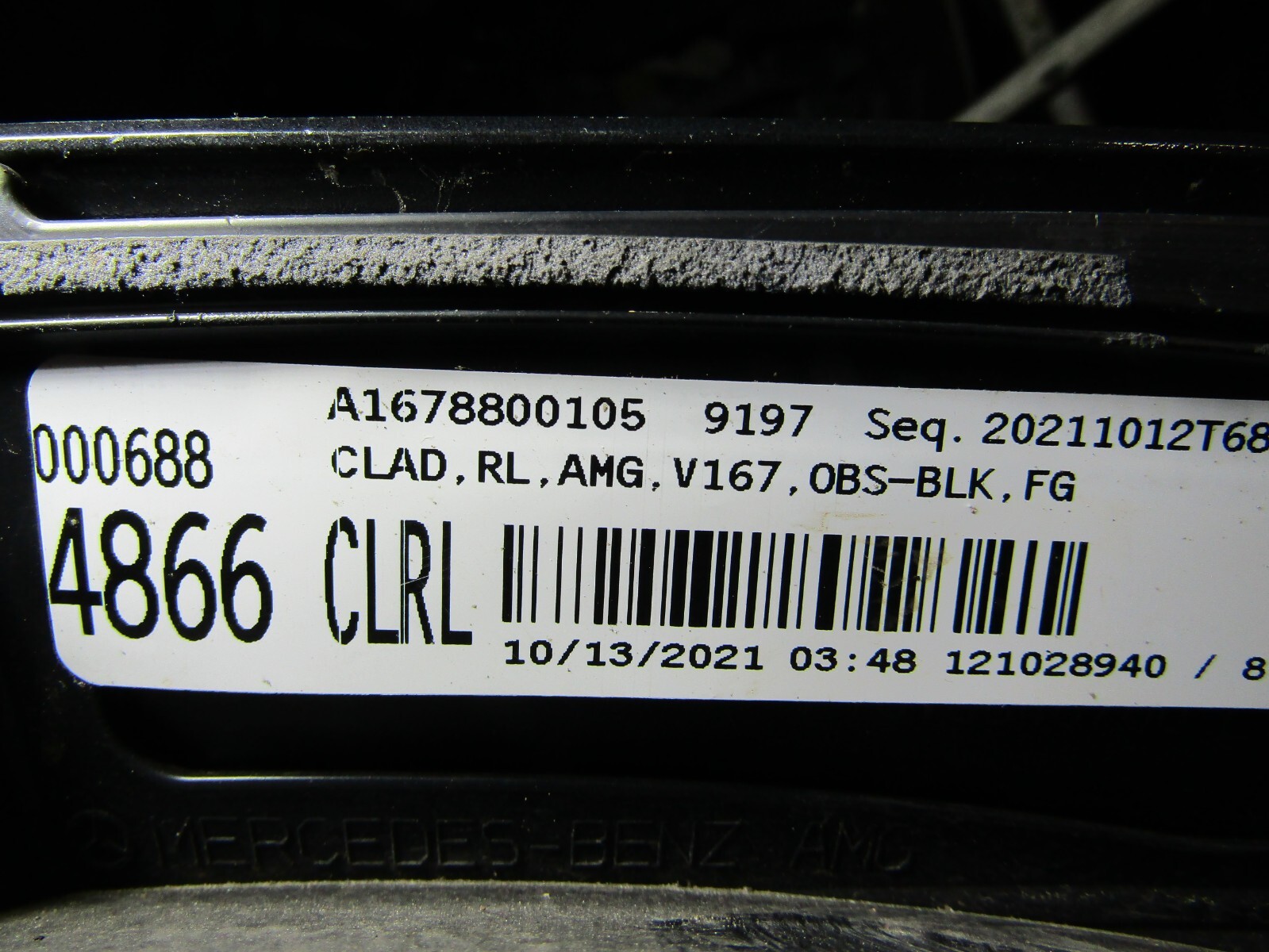 MERCEDES GLE II V167 AMG REAR LEFT WHEEL ARCH MOULDING GENUINE 