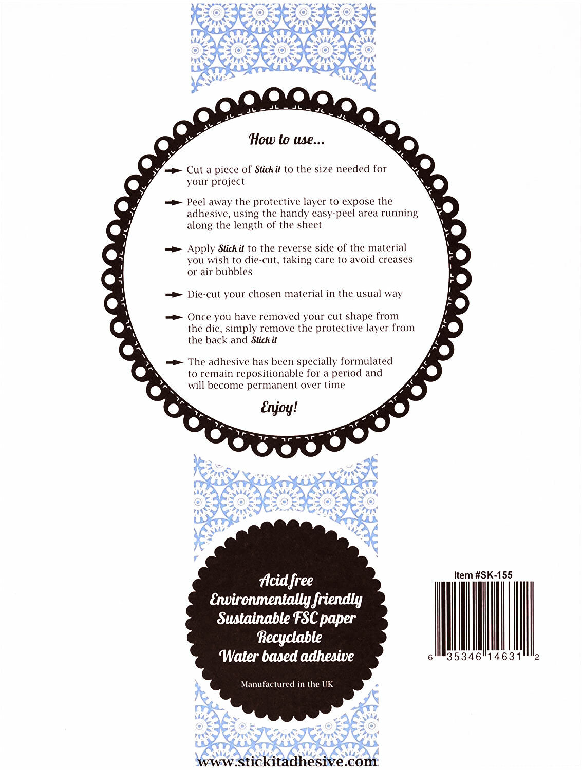 Stick it Die Cut Adhesive 5 Sheet Handy Pack (206 x 155mm) eBay