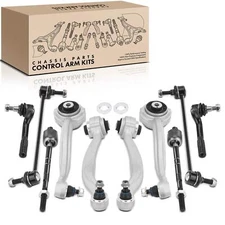 10x Front Control Arm & Tie Rod End & Sway Bar Link for Mercedes-Benz C300 RWD