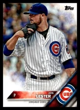 2016 Topps Baseball # 151 JON LESTER Chicago Cubs World Series Champions!