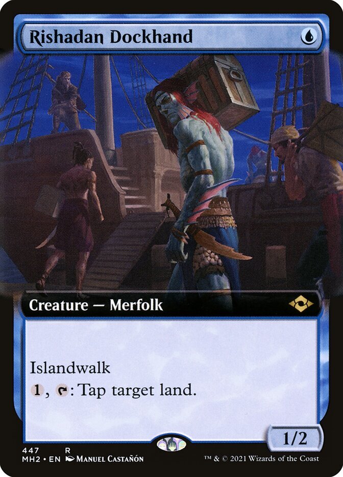 Magic the Gathering (mtg): MH2: Rishadan Dockhand - Rare - Foil
