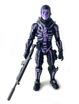 purple skull trooper toy