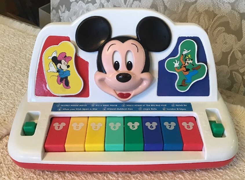 ミッキー Mickey Mouse Musical Keyboard - RARE, Minnie & Goofy Dance Up