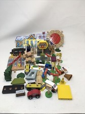 Train Wooden  Plastic Bundle - Kid Kraft Ikea - Compatible to Thomas  Brio