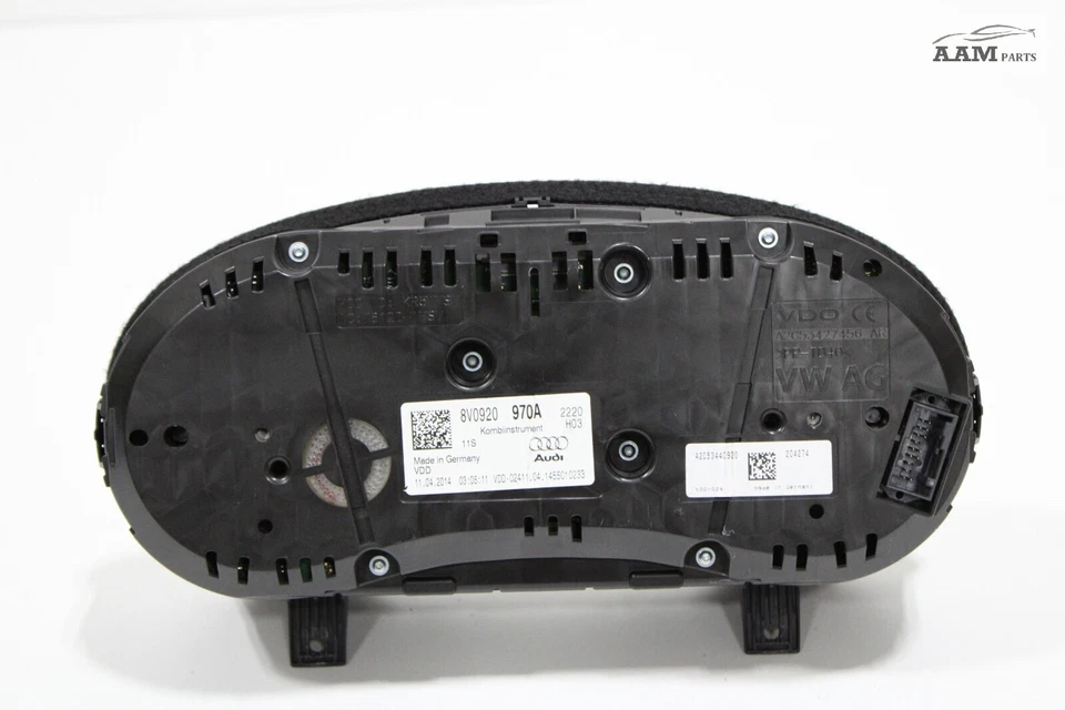 2015 AUDI A3 QUATTRO DASH INSTRUMENT PANEL GAUGE SPEEDOMETER CLUSTER 84K OEM - Image 4 of 4