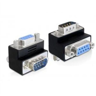 DeLock Adapter Sub-D 9Pin St/Bu 90° gewinkelt Delock