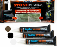 Stone REPAIRezy (Beige Repair Kit) Fix - For Granite or Marble Damage - MagicEzy