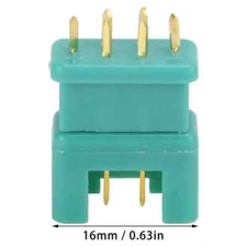 5 Pairs MPX Multiplex Connector S plug 6 Pin Gold Pin 30Amp RC Lipo Battery