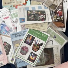 Lot 28 Design Patterns For Sewing Stitching Quilting Crafts Totes Pillow Xmas