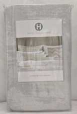 Hotel Collection Standard Pillow 1-Sham Interlattice 20" x 28" Light Gray