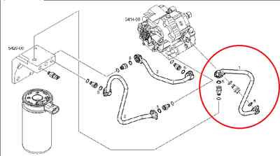 Fuel Pipe Spill Diesel Iveco EuroCargo Tector - IVECO - 504120588 - Foto 4