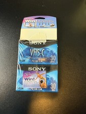 sony vhs-c 30 min Lot 2 New Sealed Nos