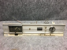 Vintage Chambers Built In Gas Oven Model 0-8 Control Panel w/ Clock UNTESTED