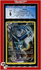 XY Black Star Promo XY77 Dialga Hoopa EX CGC 6 - Subgrades