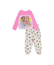 New Disney Princess Little Girls 2-Piece Pajama Set 6