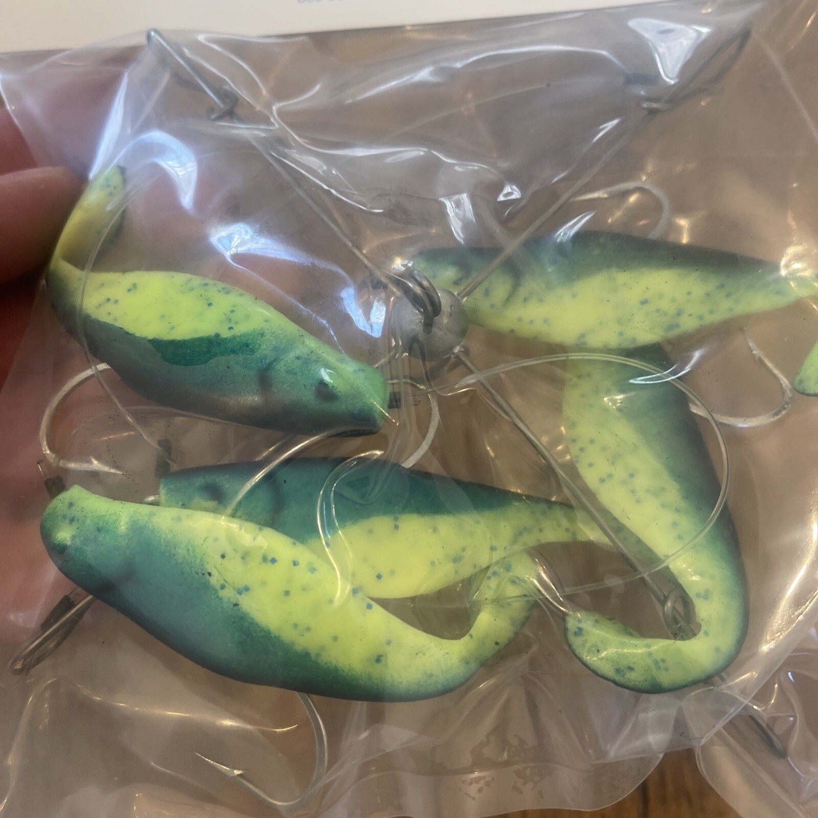 7” Umbrella Rig 4 Arm With 4” Shad (5)  Green Chart.New In Package McKala Fishin - Image 10