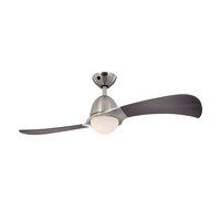 Solana 48 Westinghouse 2 Blade Ceiling Fan Brushed Nickel Light & Remote Solana 48 Westinghouse 2 Blade Ceiling Fan Brushed Nickel Light & Remote