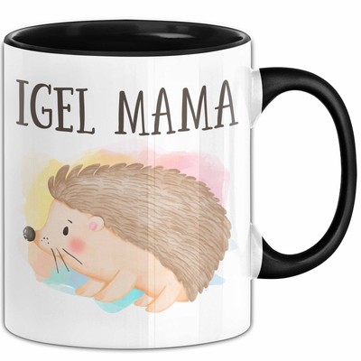 Igel Tasse Geschenk Für Igel-Mama & Igel-Liebhaber - Spülmaschinenfest, Beidseitig Bedruckt, In Deutschland Gedruckt (Rosa)