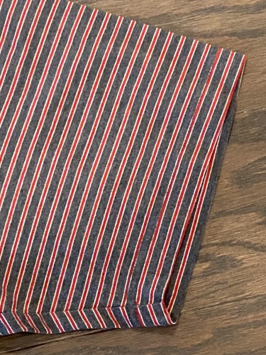 Peter Millar Gray and Red Striped 100% Cotton Golf Polo - Size XL - Picture 7 of 11