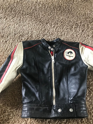 Vintage Furygan Leder Motorradjacke BikerJacke Motorrad Chopper Lederjacke Gr.40